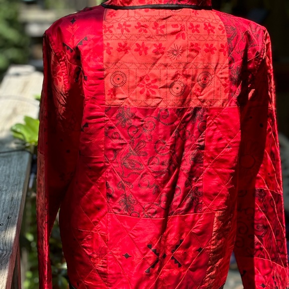 NWT Vintage Chico’s 💯 Silk Jacket - Picture 7 of 7